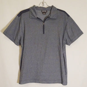 MICHAEL KORS Mens Gray SHORT SLEEVE SHIRT TOP